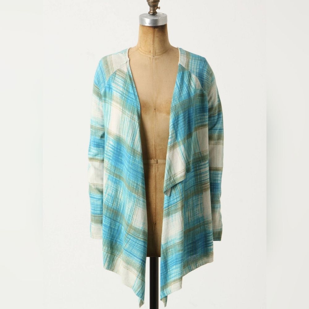 Anthropologie - Sparrow Revolution Cardigan Open Front Crossover Back Size Small